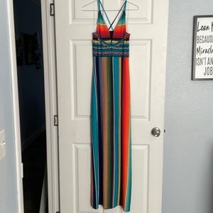 Colorful maxi dress
